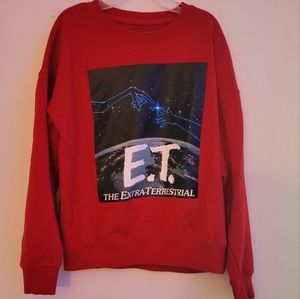 Red sweater E.T from Zara